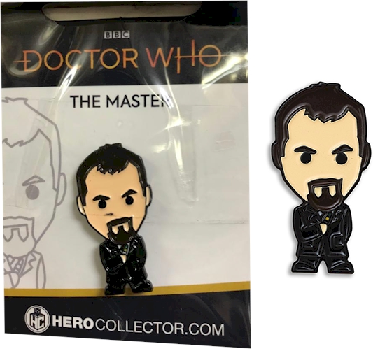 Doctor Who The Master Chibi Style Pin Badge